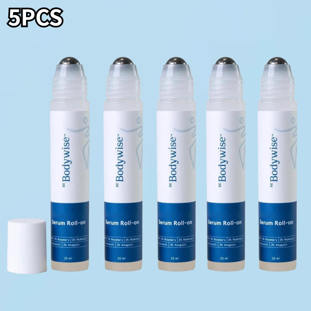 Be-Body.wise Rosemary Roll-on Hair Care Essence - Nourishing, Anti-Frizz, Strengthening Roots, Scalp Treatment, Nourishing Hair Oasis Select 5pcs