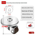 4PCS Car Swivel Casters 360 Degrees Heavy Duty Wheel Caster 0.5 Inch Wear Resistant Mute Heavy Trolley Wheels Red Swivel Castor Oasis Select 4pcs A