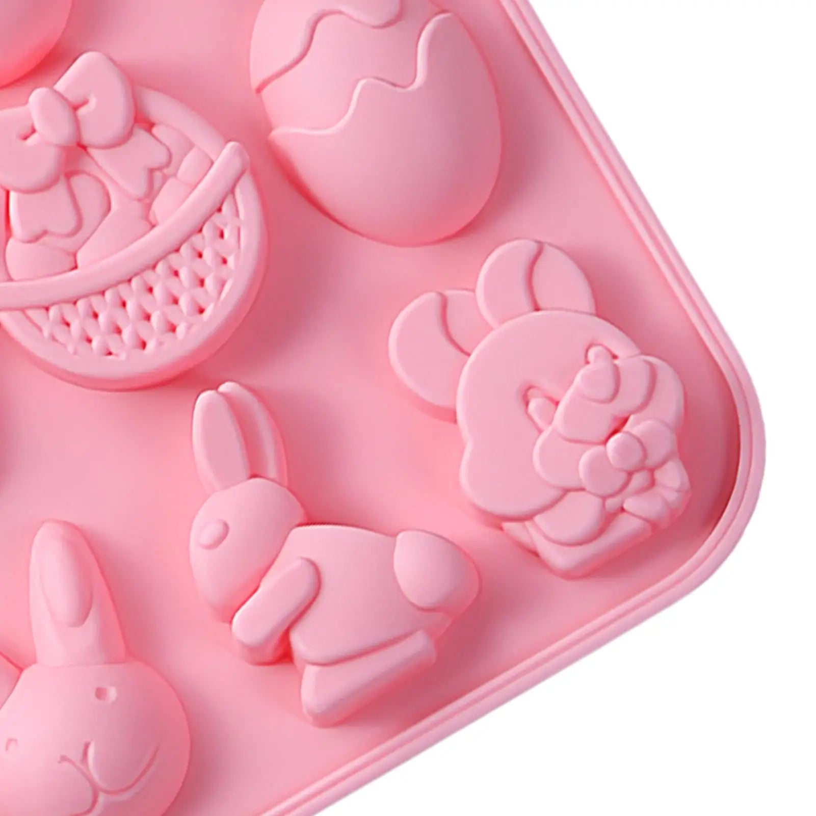 Easter silicone Molds Easter egg rabbit shaped baking mold chocolate candy mold Baking Tool Easter themed party decoration Oasis Select