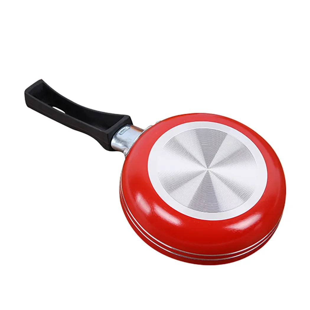 12cm/14cm/16cm Mini Frying Pan Non-Stick Steel Frypan Pot Saucepan Random Color For Cookware Kitchen Cookware Oasis Select 12cm
