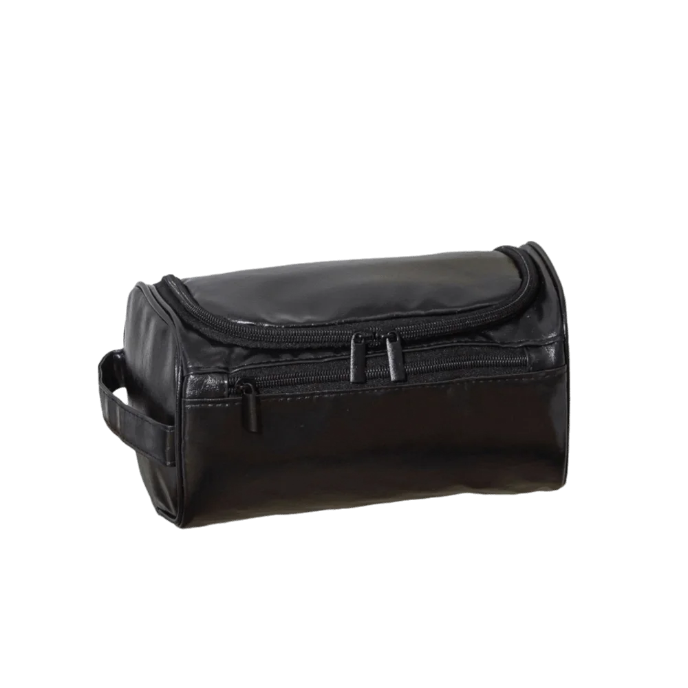 PU Leather Travel Cosmetic Bag – Waterproof Makeup Organizer