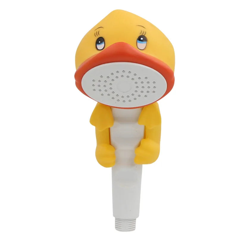 Cartoon Kid Shower Head Shower with Suction Cup Base Children's Bath Water Spray Shower Baby Shower Nozzle Bathroom Accessories Oasis Select