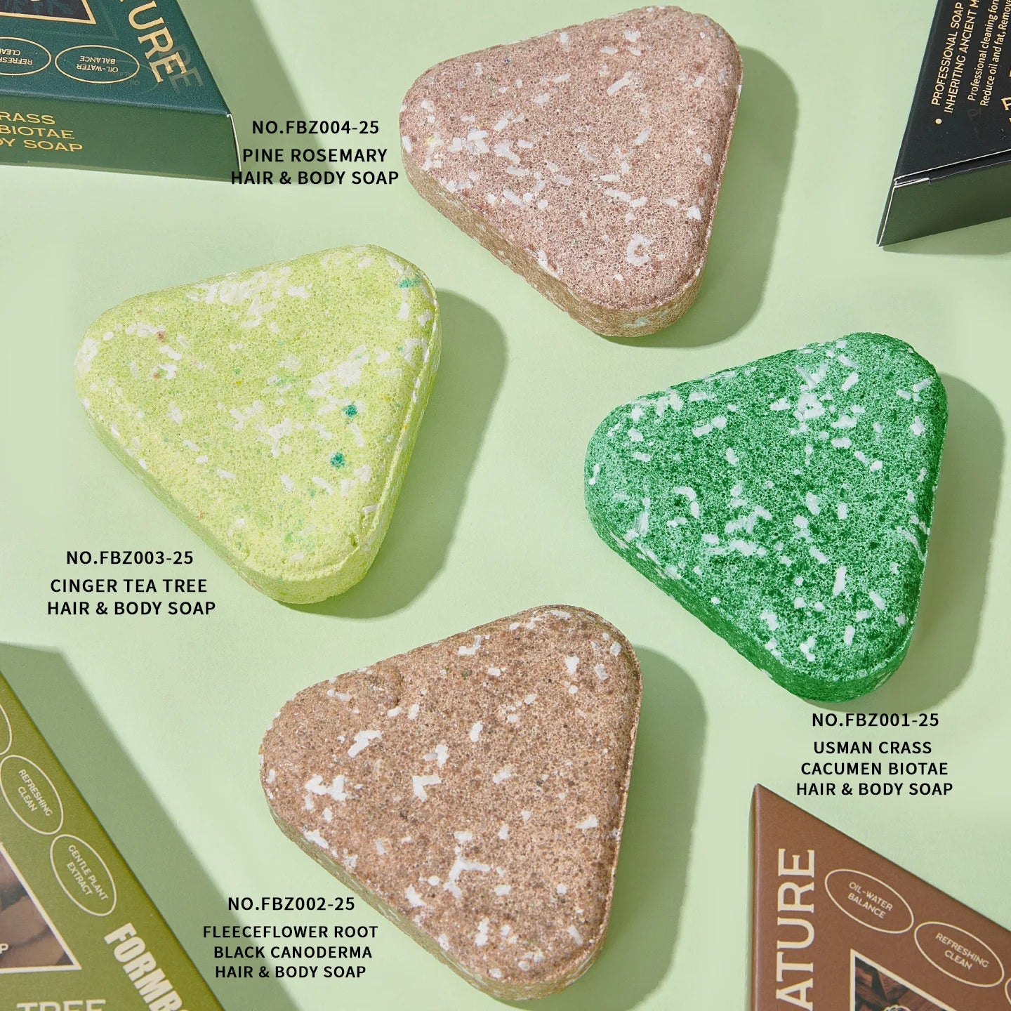 Platycladus & Usman Grass Herbal Shampoo Soap | All Hair Types
