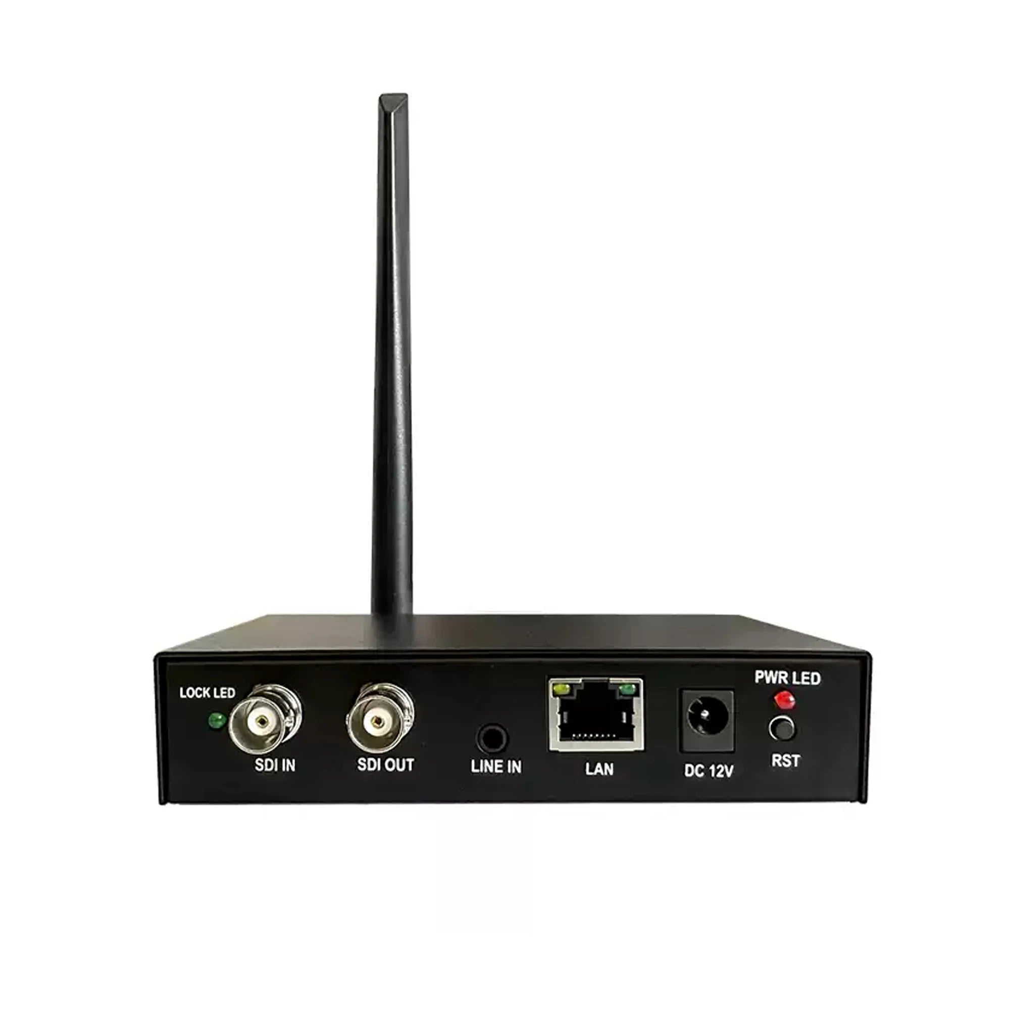 Single-channel SDI video encoder with loop-out for live streaming via RTMP, HLS，UDP-TS, dual-band Wi-Fi, SDI to IP conversion Oasis Select black