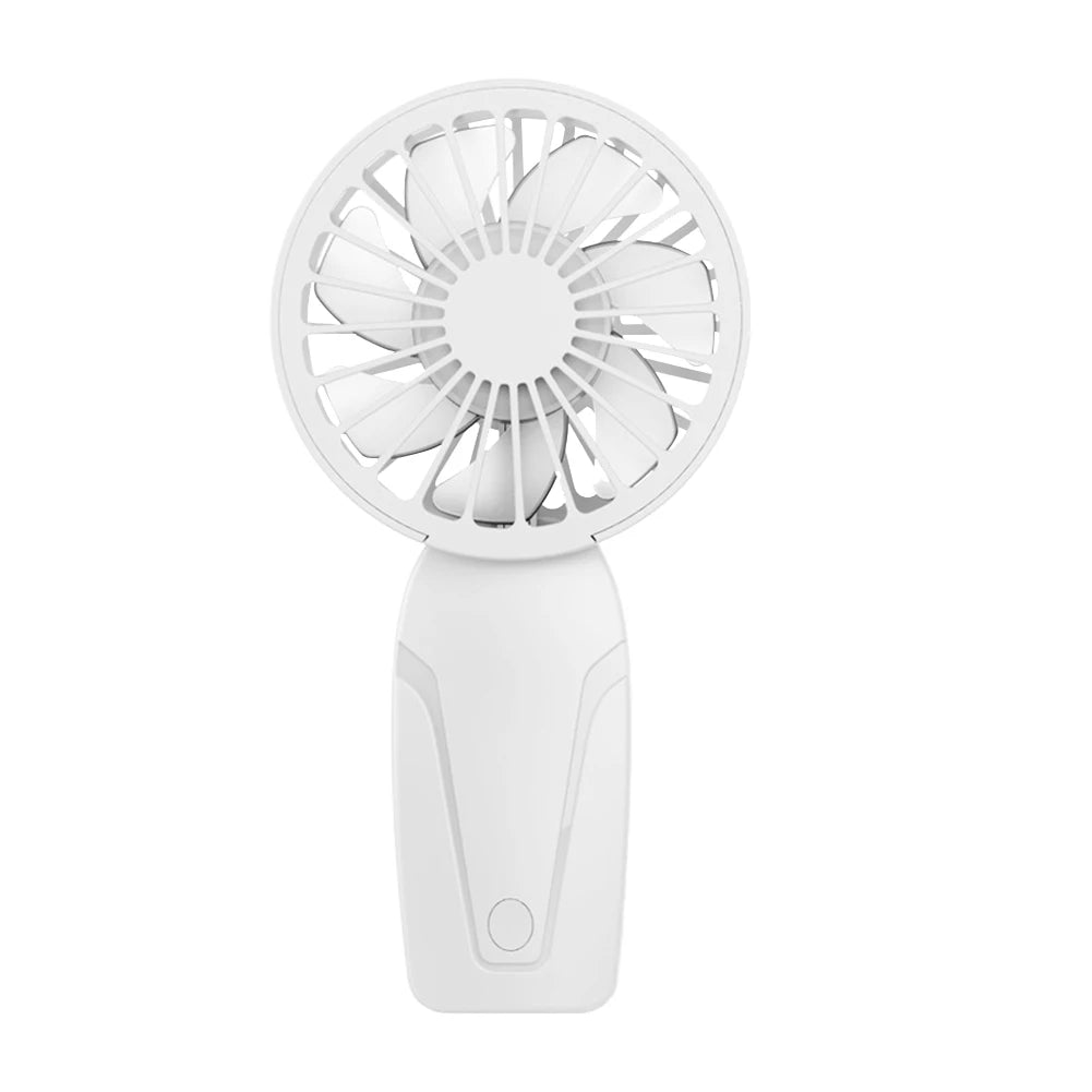 Personal Fan USB Rechargeable Small Hand Fan 3 Speeds Compact Cooling Fan for Home Office Travel and Outdoor Activities Oasis Select WHITE United States