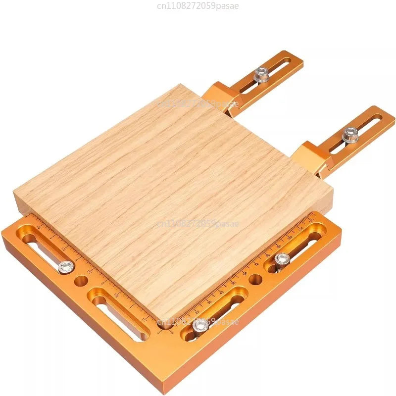90-Degree Right Angle Clamp with Adjustable Height Gauge for Woodworking Panel Assembly Oasis Select Default Title
