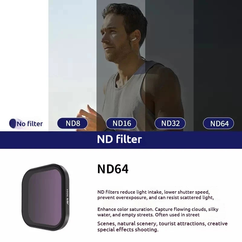 JSR Optical Glass Filters for Insta360 Ace Pro/Pro2 – CPL UV ND