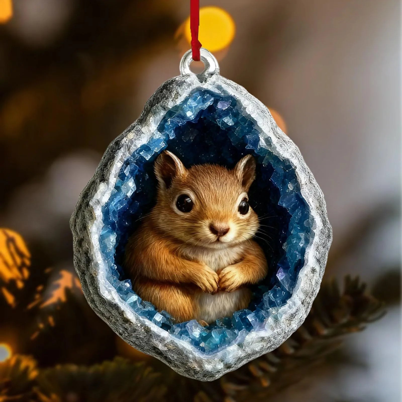 Acrylic 2D Animal Christmas Ornaments – Koala, Bird & More