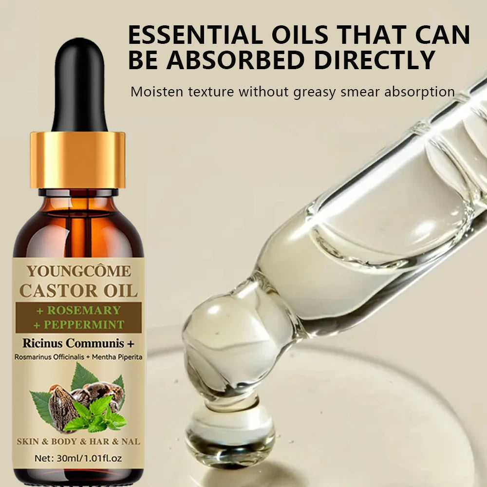 YOUNGCOME Pure Castor Oil Hair Growth Mask | Anti-Breakage Castor Oil Hair Mask Oasis Select