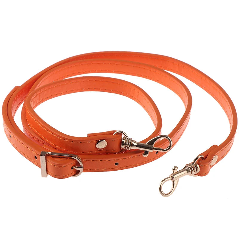 120cm Adjustable PU Leather Bag Shoulder Strap Women's Shoulder Strap Replacement Bag Strap Crossbody Bag Accessories Hot Sale Oasis Select Orange