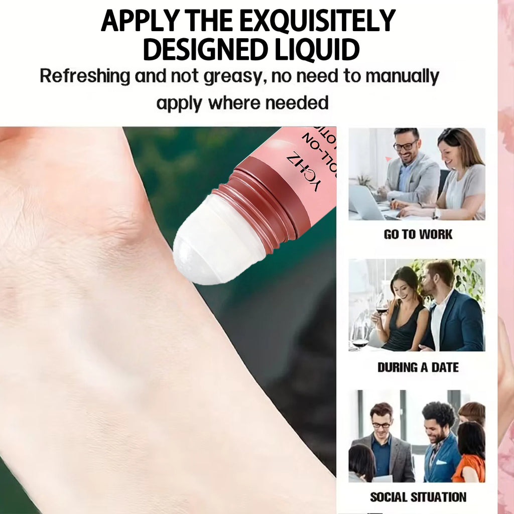 YCHZ Rose Roll-On Deodorant – 72-Hour Fresh, 20ml