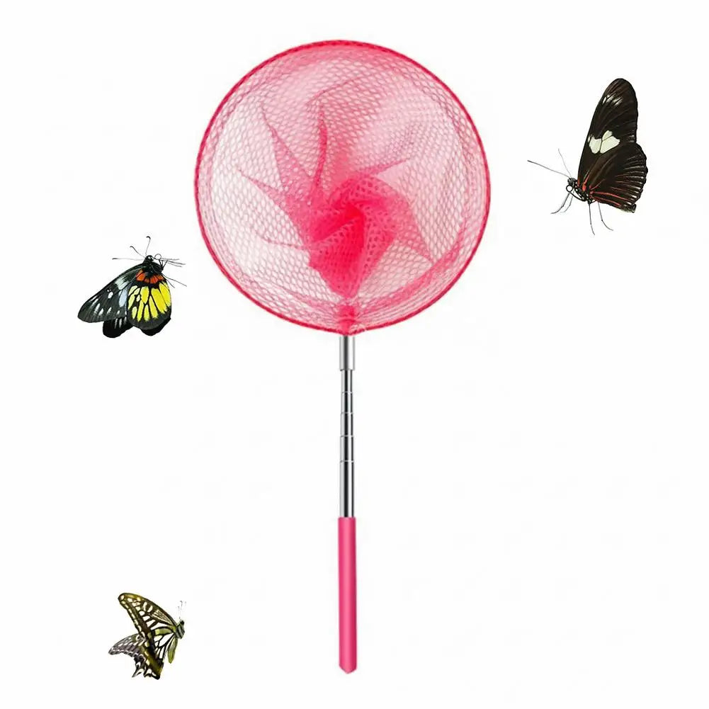 Retractable Insect & Butterfly Net + Observation Cage – Kids