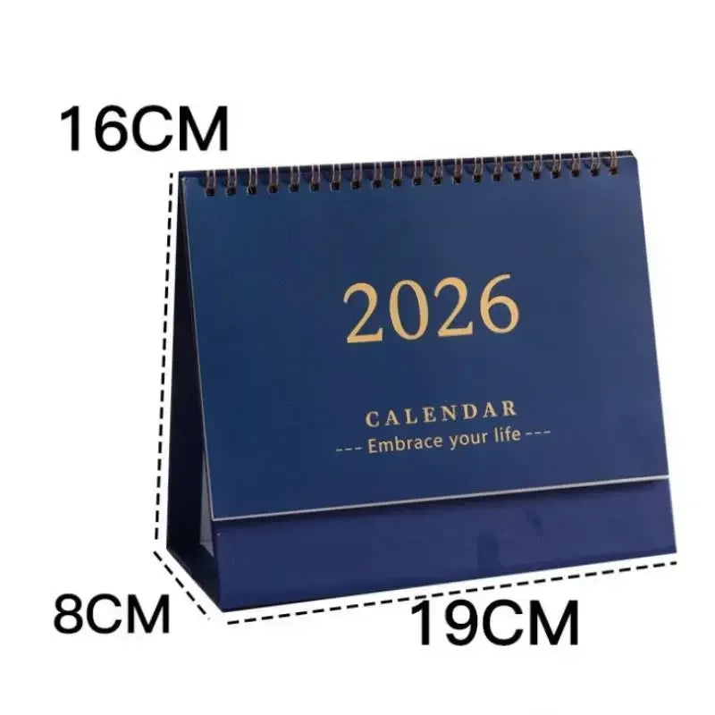 2026 Calendar Simple Memo Book Monthly Daily Planner Scheduler Time Management Home Office Desktop Decoration Standing Calendar Oasis Select