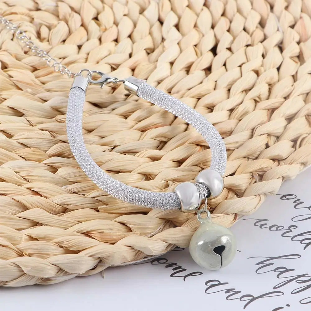 Adjustable Cat & Puppy Collar with Bell & Extension Chain