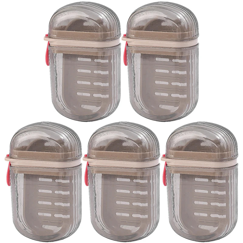 Portable Leakproof Soap Box with Lid & Drain | Travel Camping