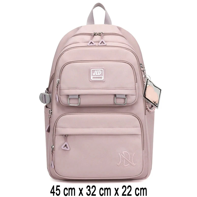 Kawaii Girls School Backpack – Cute Pink Waterproof Kids Bag