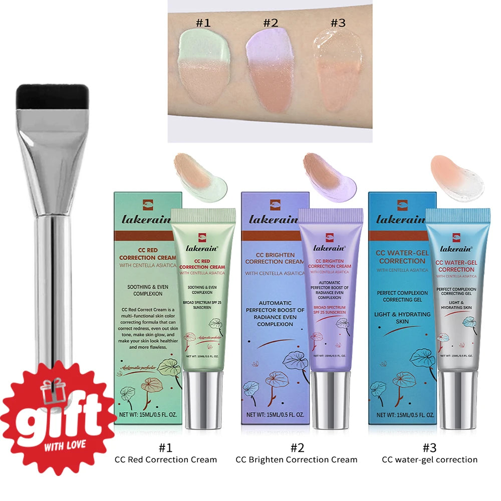 Centella CC Cream Color-Changing Foundation + 3 Brushes
