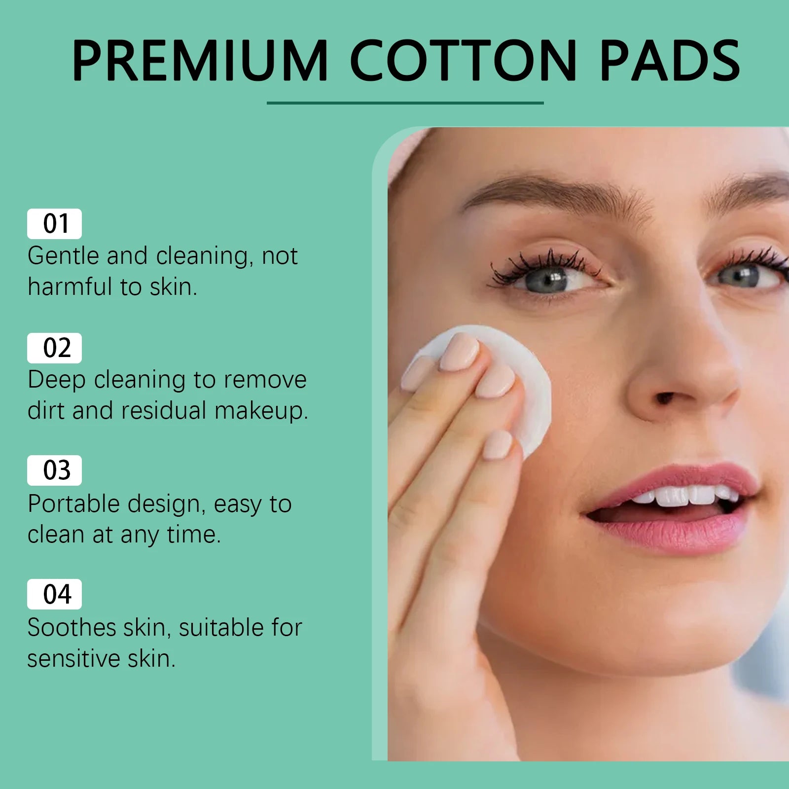 Disposable Cotton Makeup Remover Pads – 100 to 300 Pack Makeup Remover Pads Oasis Select