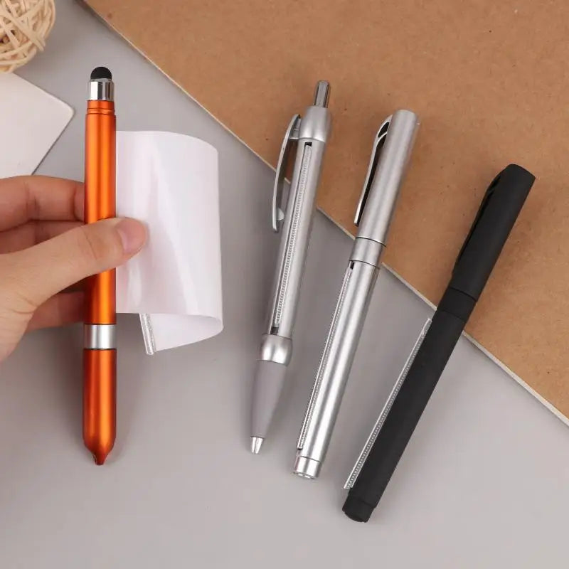 Hidden Retractable Writing Pen with Pull-out Paper, Easy to Use, Portable Tool for Note Taking & Daily Writing Oasis Select