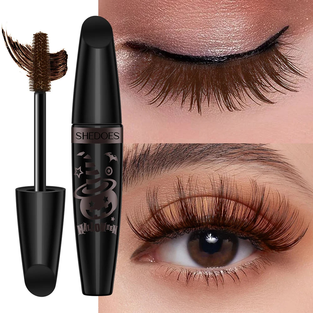 Halloween Black Mascara – Waterproof, Curly & Thick Lashes Halloween Mascara Oasis Select brown