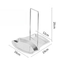 1Pcs Stainless Steel Pot Lid Holder Kitchen Storage Rack for Utensils And Dish Storage Multi-Functional Home Use Organizer Oasis Select 1pc