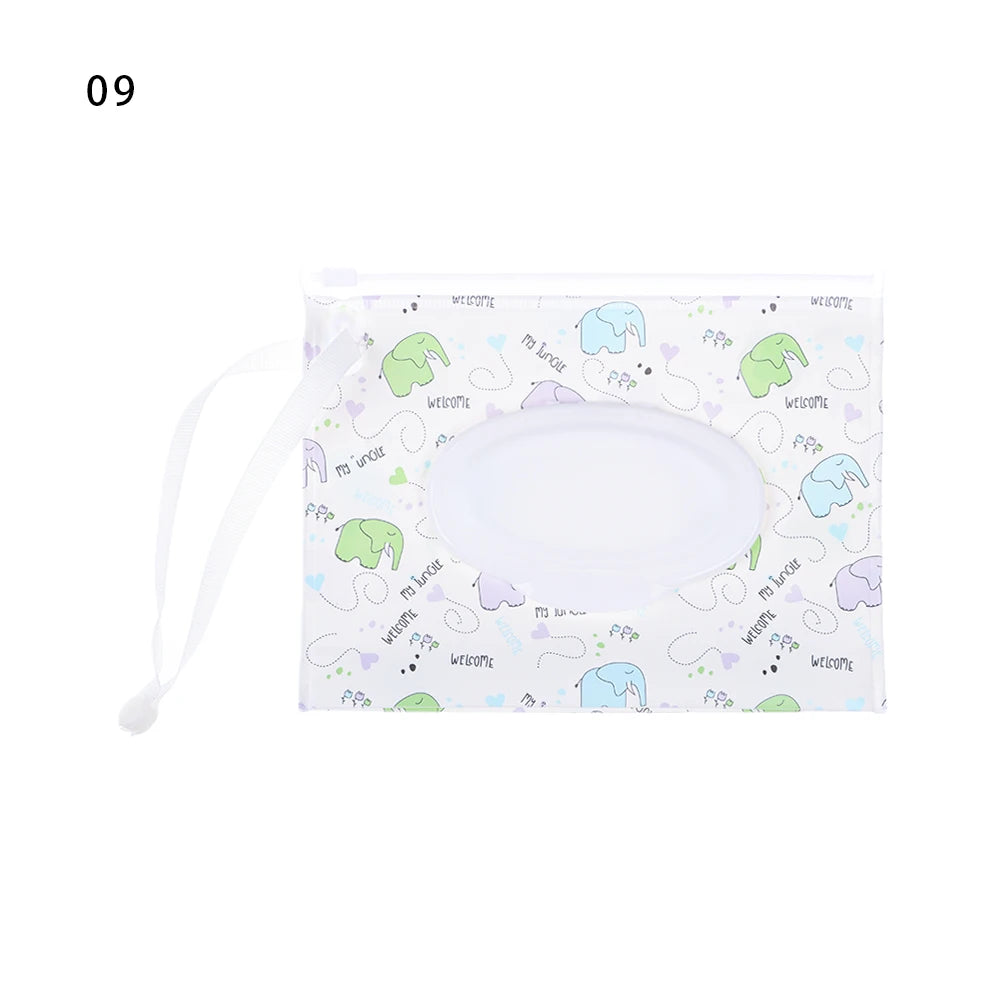 1PC Fashion Reusable EVA Cleaning Wipes Case Wipes Container Baby Wet Wipes Box Wet Wipes Bag Oasis Select 9