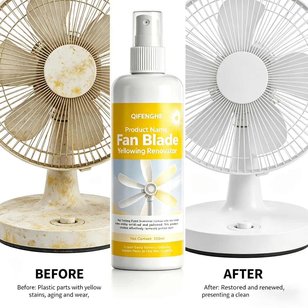 Fan Blade Yellowing Renovator Spray Plastic Cleaner And Oxidation Remover Restores Faded Blades to like New Condition Summer Ess Oasis Select