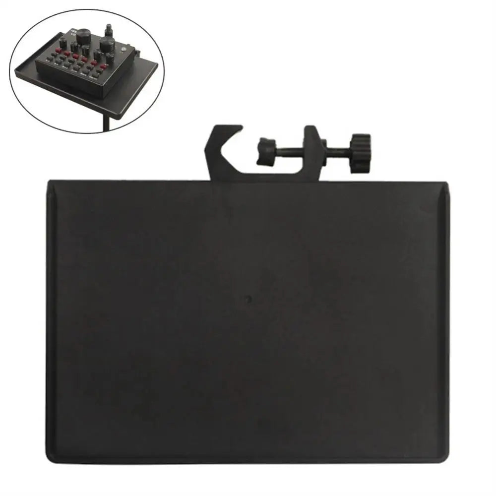Sound Card Tray Universal Live Microphone Stand Sound Card Tray Clip Holder For Live Tripod Bracket Mic Holder Accessories Oasis Select