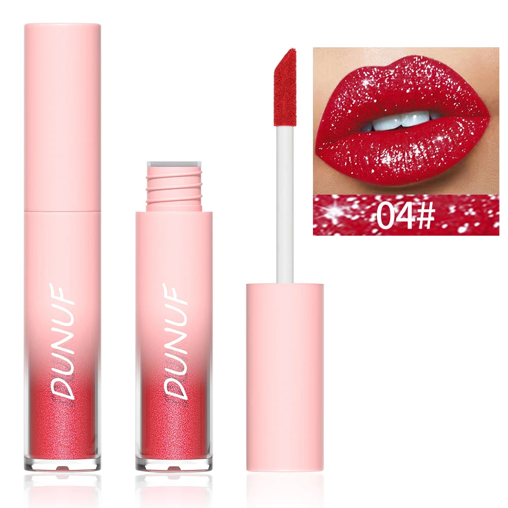 1pcs Pearlescent Lipstick - Waterproof Long-Lasting Lip Gloss Easy to Paint Exquisite Gift Stage Makeup Daily Makeup Universal Oasis Select 04