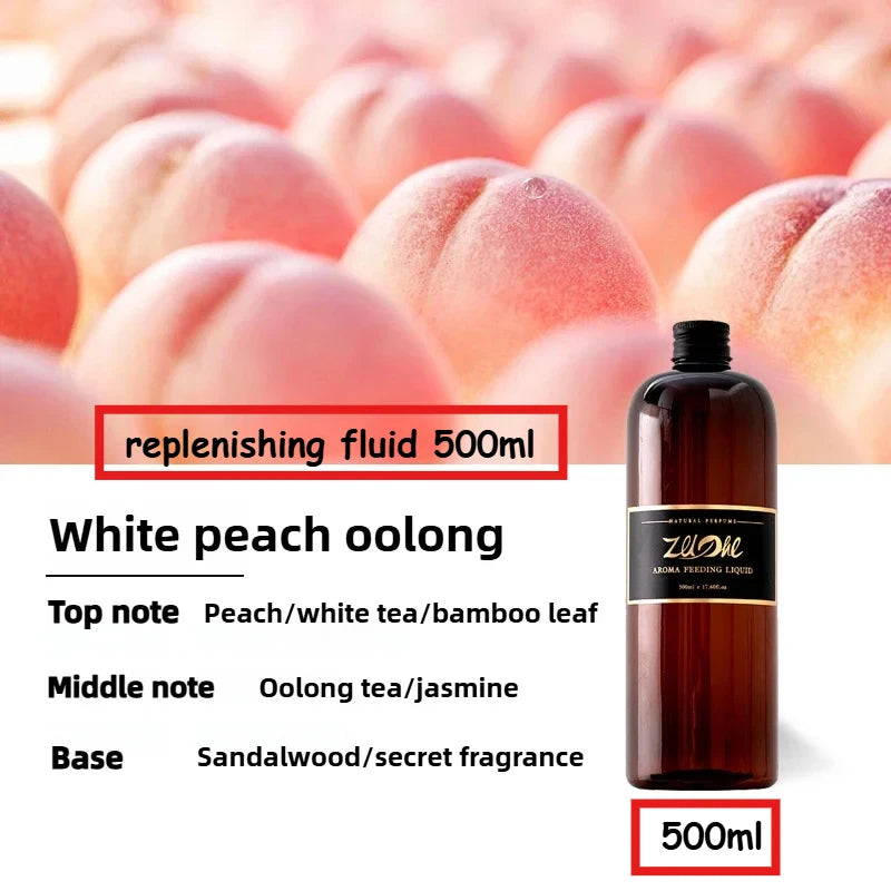 500ml Super - large Capacity Automatic spray Reed Diffuser orBedroom,Living Room,IndoorSpaces and Hotels,Long lastingFragrance Oasis Select 500ml White Peach Oolong