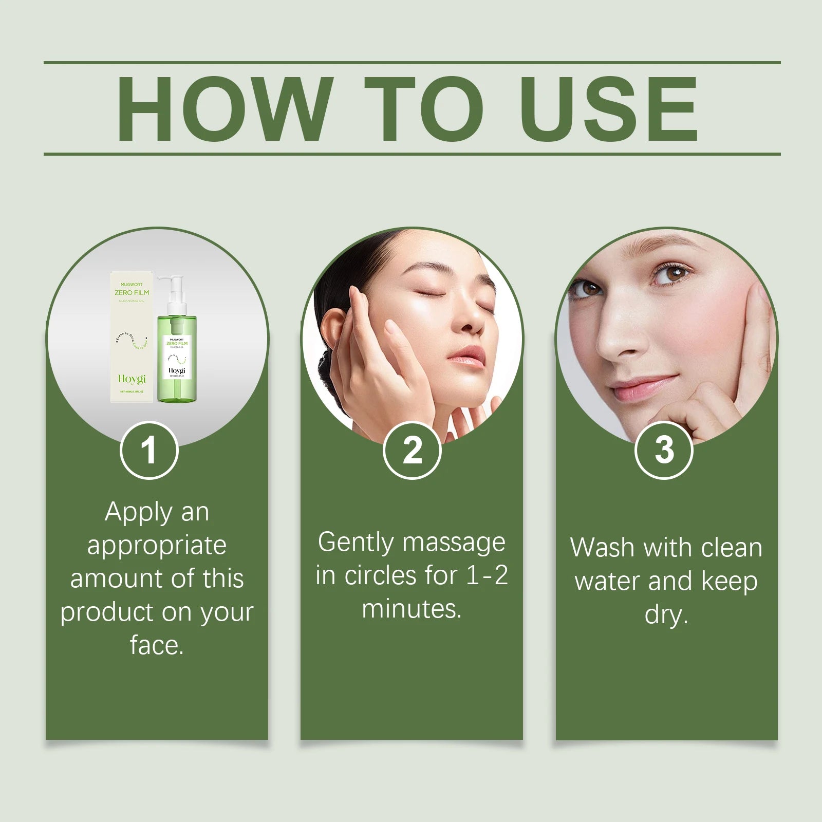 Hoygi Gentle Cleansing Oil – Makeup Remover Face, Eye & Lip