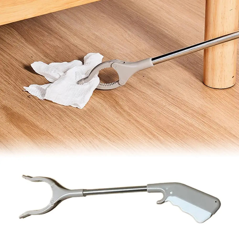 Stainless Steel Trash Picker Clips, Thickened Steel Rod, Non-Slip Gripping, Rubbish Grabber Cleaning Tool For Outdoor & Home Use Oasis Select