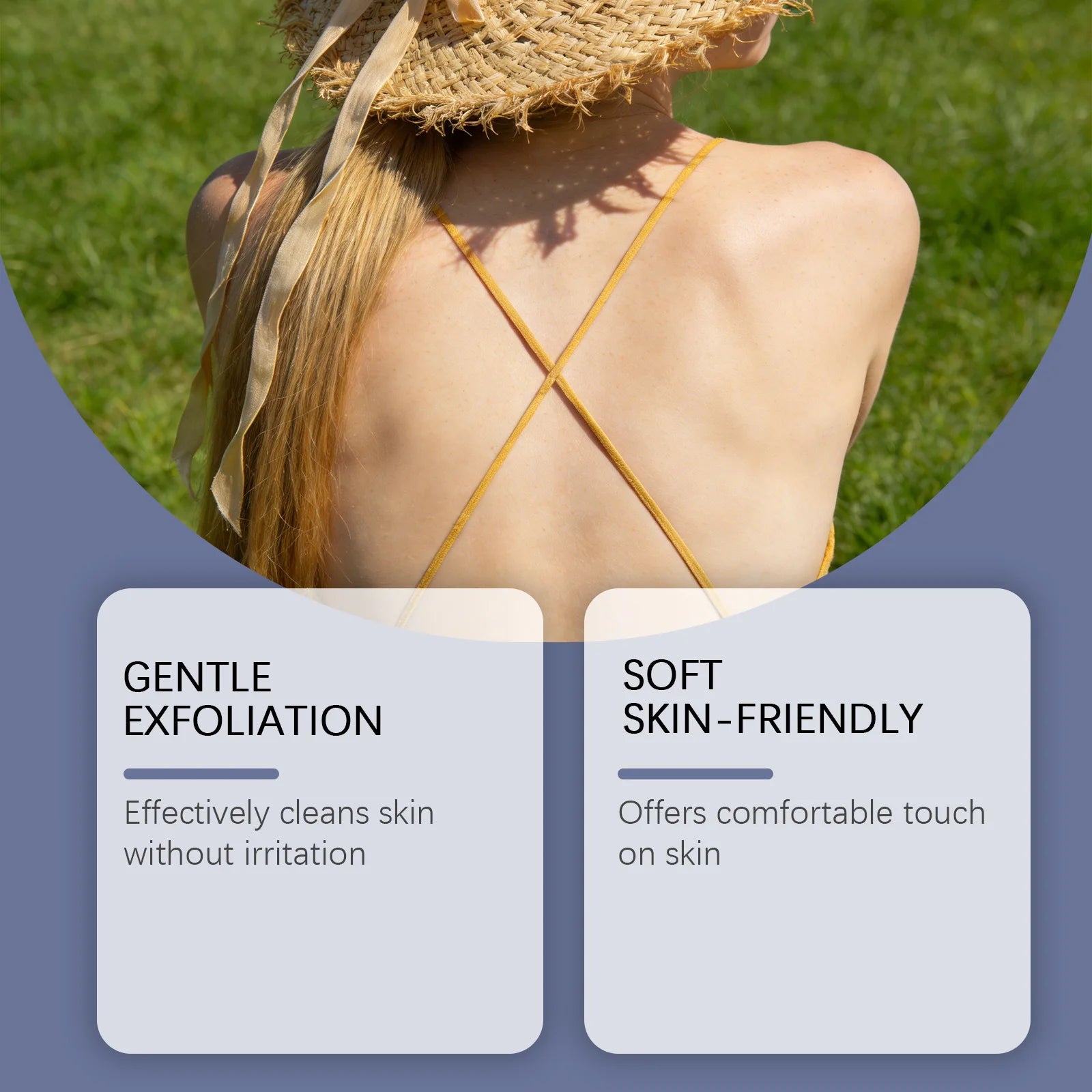 Ultra-Long Exfoliating Bath Towel Deep Clean Remove Dirt Oil Exfoliate Dead Skin Durable Improve Rough Skin Men Women Back Towel Oasis Select