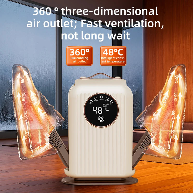 New Electric Shoe Dryer Deodorization Sterilization Heater Smart Dehumidifier Heater Multifunctional Sock Dryer Oasis Select