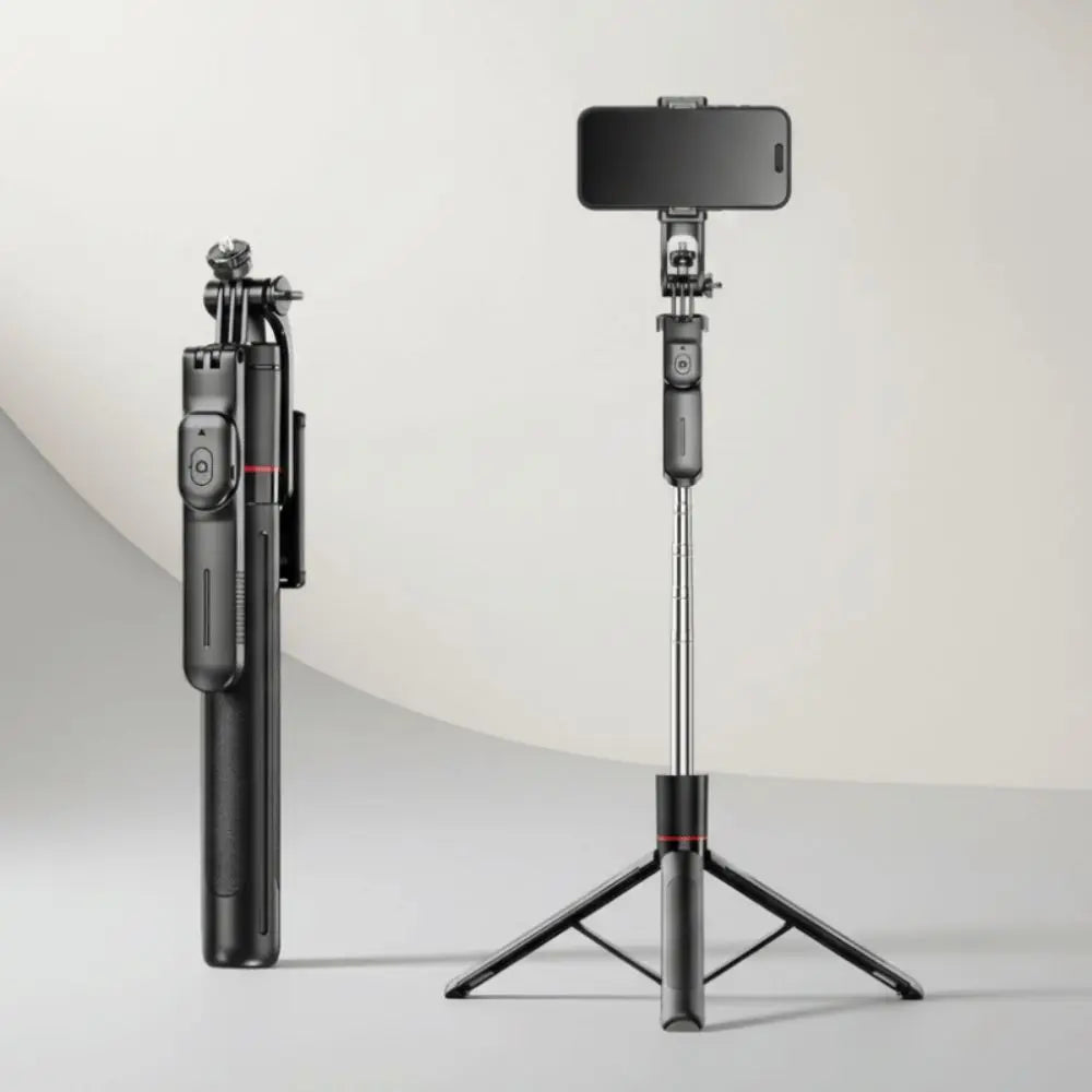 360° Rotating Telescopic Selfie Stick Portable 1.7m Bluetooth Selfie Stick Lightweight Adjustable Selfie Stick Tripod Oasis Select