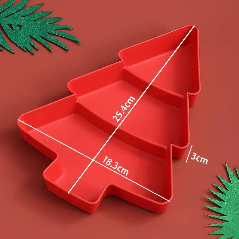 Christmas Decoration 2026 Tree Fruit Plate Merry Christmas Decorations For Home Noel Xmas Gifts Happy New Year Oasis Select Red