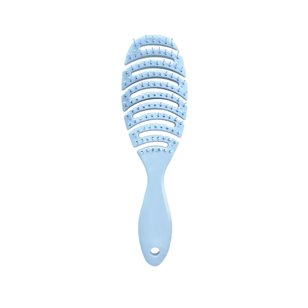 Hollow Detangling Hair Brush – Anti-Static Scalp Massage Comb Detangling Hair Brush Oasis Select M32-Blue