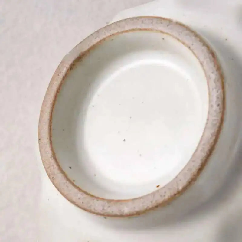 Retro Flower Shape Ceramic Dinner Plate Tableware Steak Dish Fish Long Tray Salad Rice Soup Noodles Bowl Oasis Select