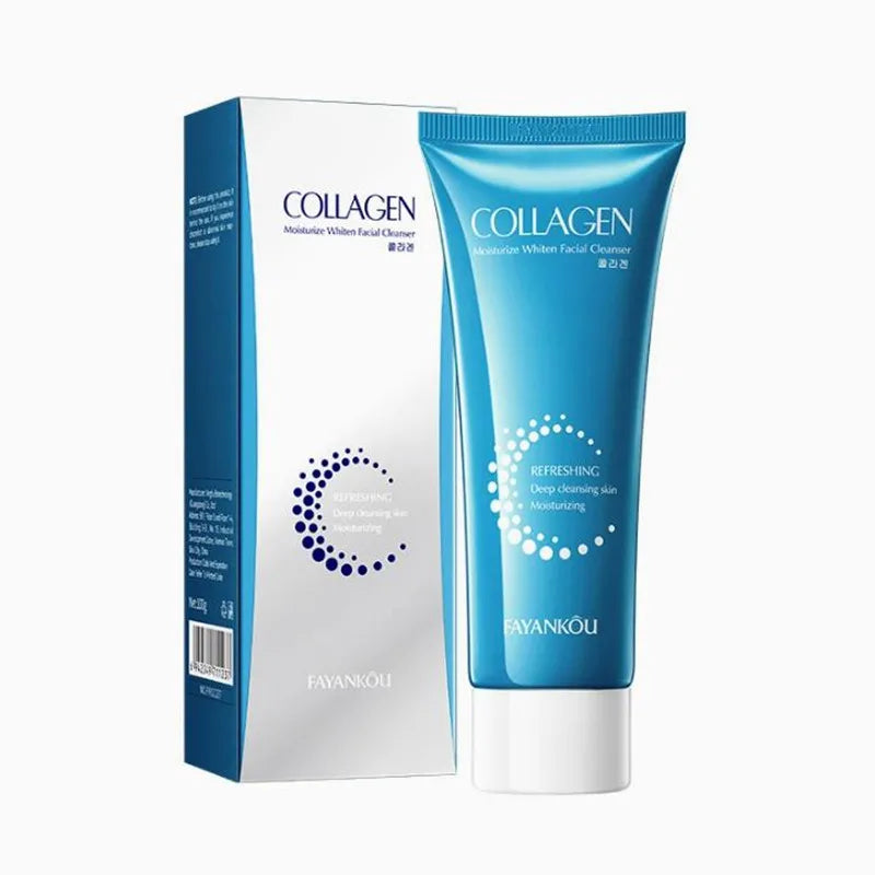 FAYANKOU Collagen Cleansing Milk – Moisturizing Anti-Wrinkle Wash Facial Cleanser Oasis Select