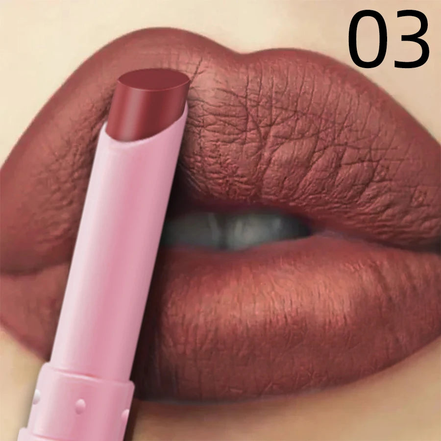 KAFURUX 15-Color Velvet Matte Lipstick – Long-Lasting Lip Tint