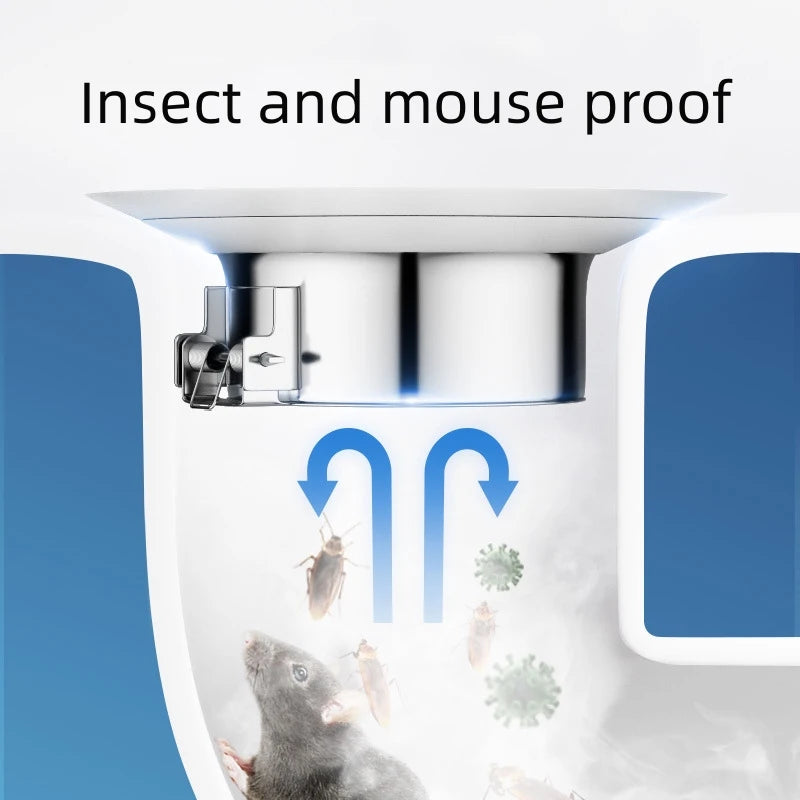 Squatting Pan Anti-smell Plug Stainless Steel Squat Toilet Deodorize Stopper Bathtub Anti-blocking Cover Bathroom Accessories Oasis Select