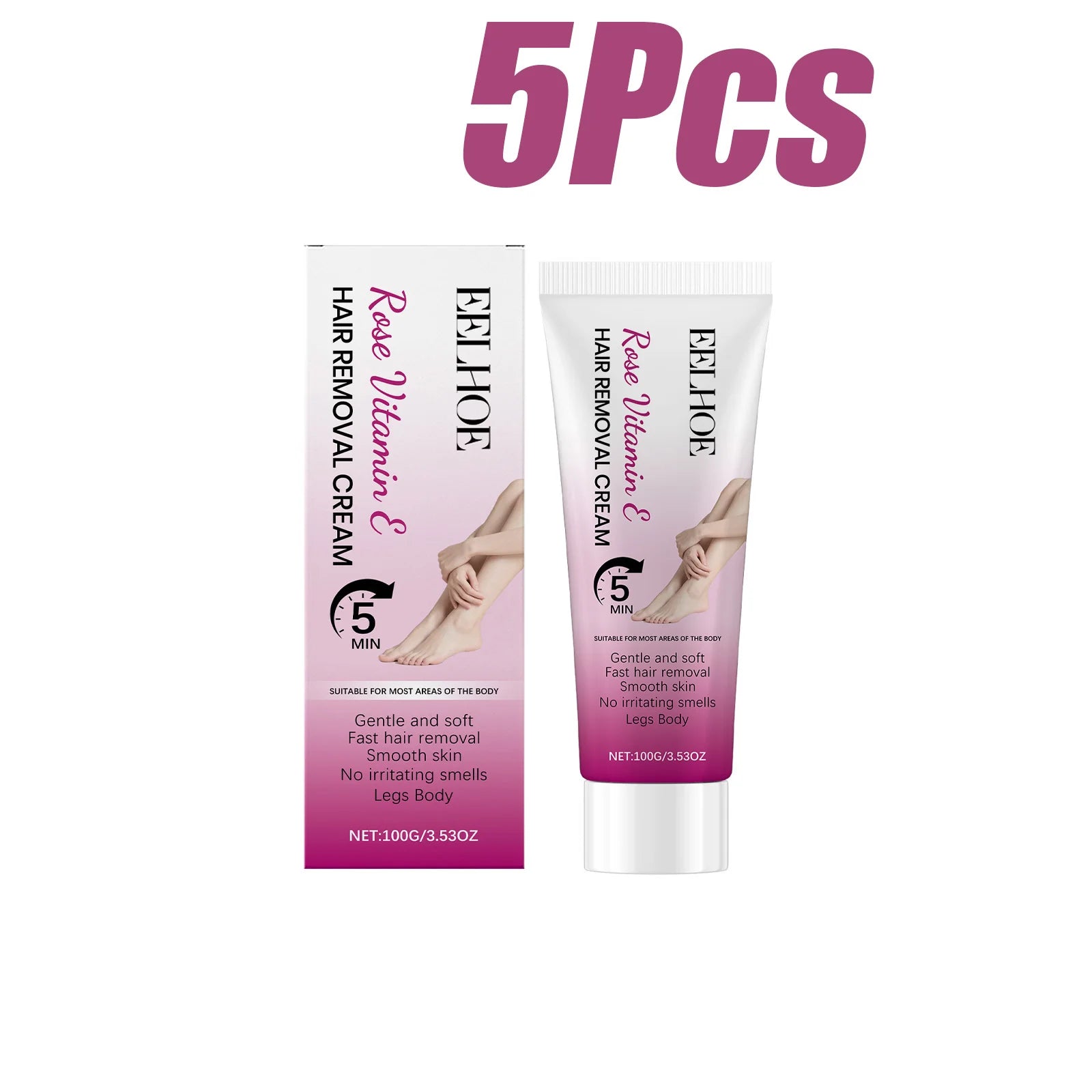 Eelhoe Gentle Hair Removal Cream – Painless & Smooth 100g Hair Removal Cream Oasis Select 500g Boxed