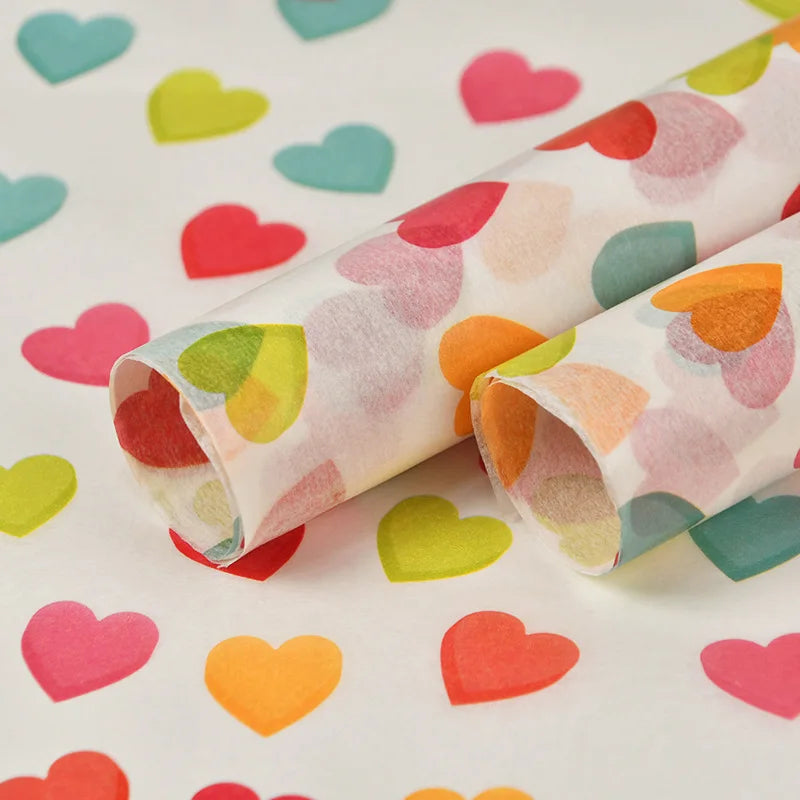 20/36 sheets Christmas wrapping paper, thin paper, DIY inner and outer wrapping paper for Christmas gifts gift protective paper Oasis Select 20Pcs Love