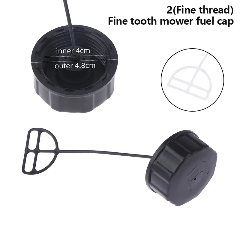 Wholesale 1PC Brushcutter Fuel Tank Cap Replacement For Lawn Mower Grass Trimmer Chainsaw Part Oasis Select 2Fine thread