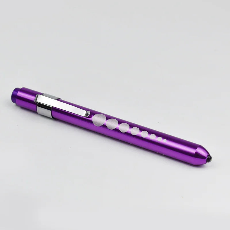 Multi Functional Scale Pen Light LED Pen Flashlight Nurse Pen Light Pupil Oral Examination White Light Medical Lighting Oasis Select Purple White light China Mainland