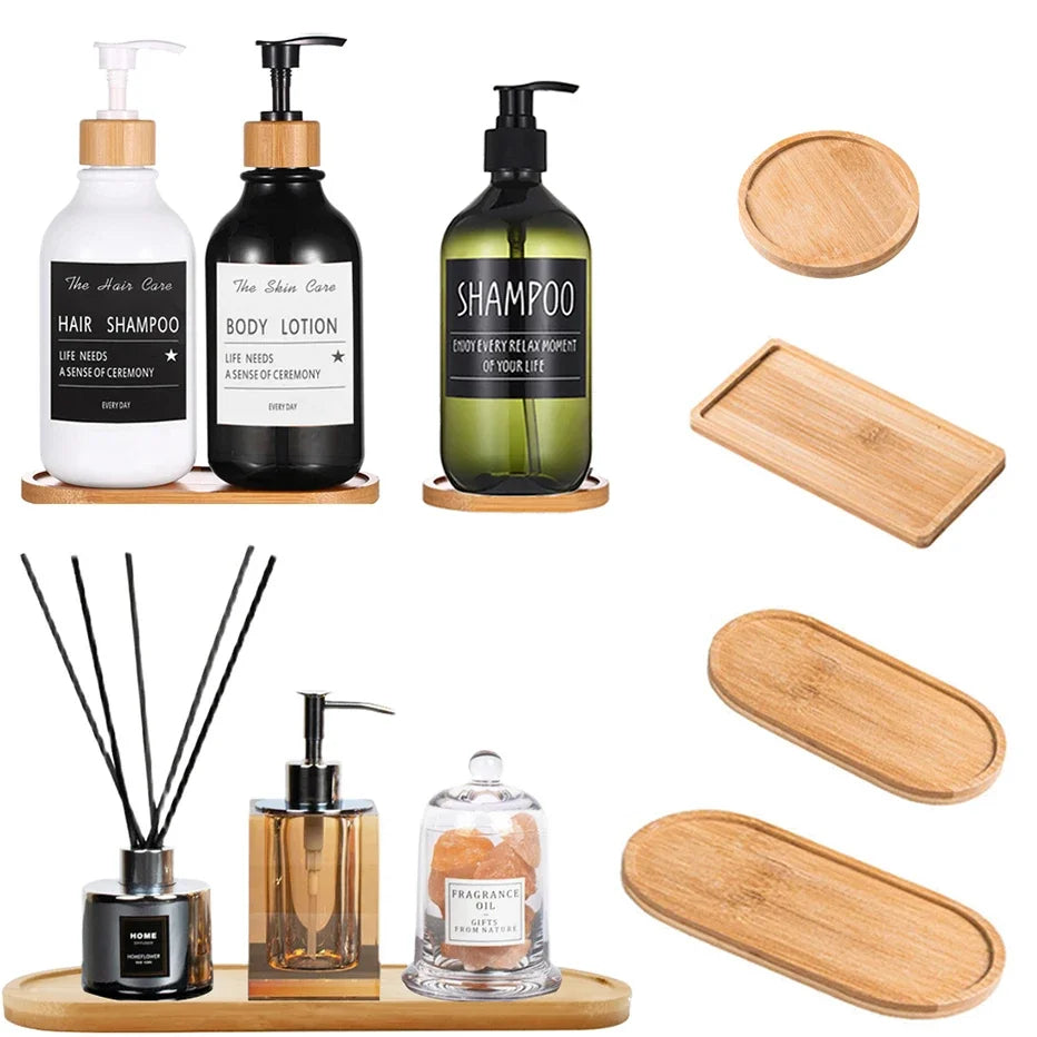 Wooden Bamboo Vanity Tray – Countertop Organizer for Bathroom Vanity Organizer Tray Oasis Select
