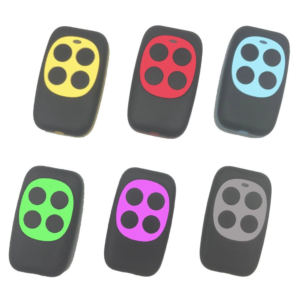 433Mhz 4 Keys Colorful Remote Control RF Wireless Copy Code Remote Electric Cloning Gate Garage Door Auto Keychain for Home Oasis Select