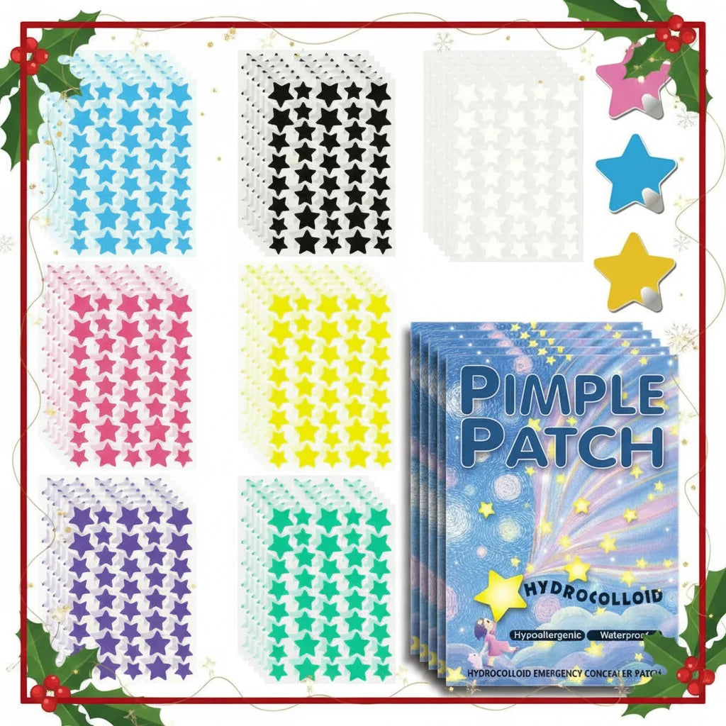 1400pcs Star Hydrocolloid Acne Patches – Invisible & Breathable Hydrocolloid Acne Patch Oasis Select