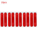 Car Reflective Sticker Car Door Stickers Decal Warning Reflective Tape Strips Red Safety Mark Auto Reflector Stickers Oasis Select 5pairs