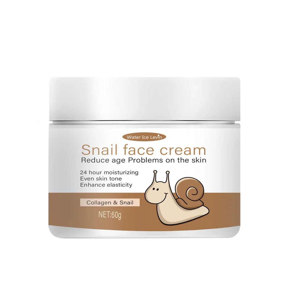 Snail Face Cream with Collagen & Retinol – 24H Moisturizer Anti-Aging Face Cream Oasis Select WHITE 60g
